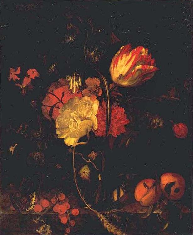 OOSTERWIJK, Maria van Flowers and Fruit sur oil painting image